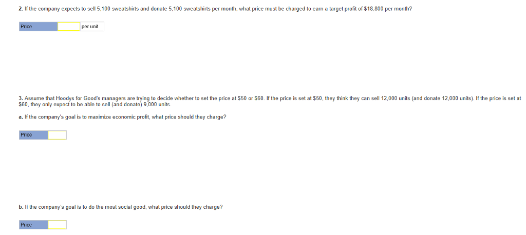 of your help! 5. 10.000 points Hoodys for Good manufactures and sells