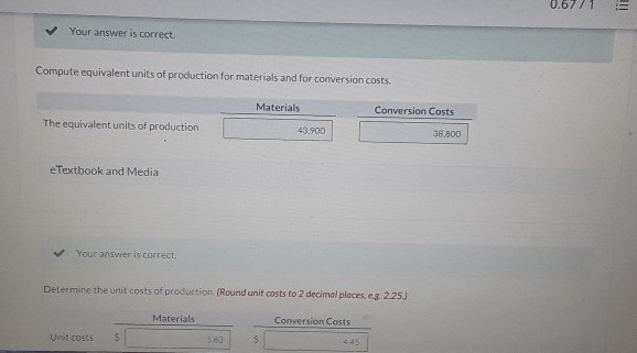 on incorrect question? Question 4 of 4 0.67/1 Baden Company has gathered