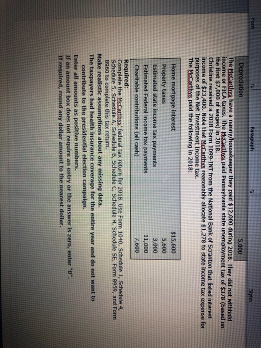 the qualified business income? ive already completed the other forms (schedule 1,4,5