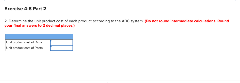 following information applies to the questions displayed below.] Performance Products Corporation makes