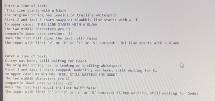 = new Seanner(Syshem in). System out printlenf Enter a line of fext?