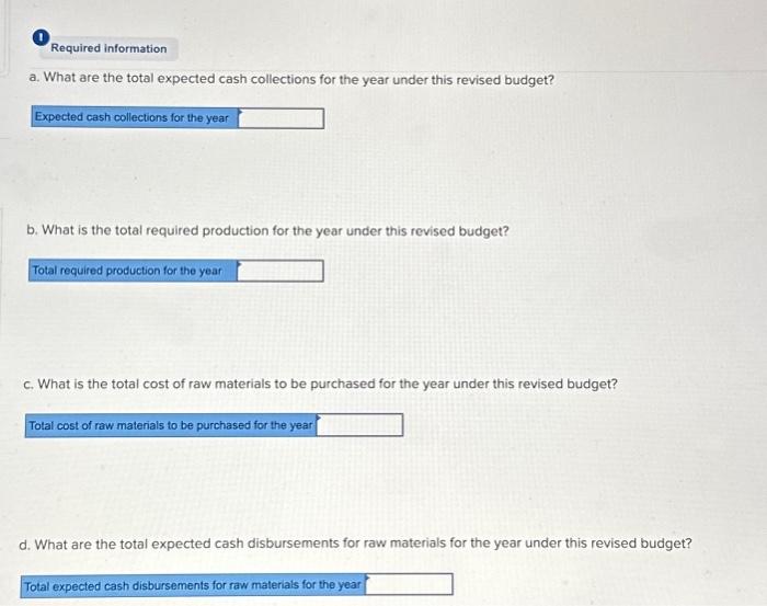worksheet by changing the budgeted unit sales in Quarter 2 of Year
