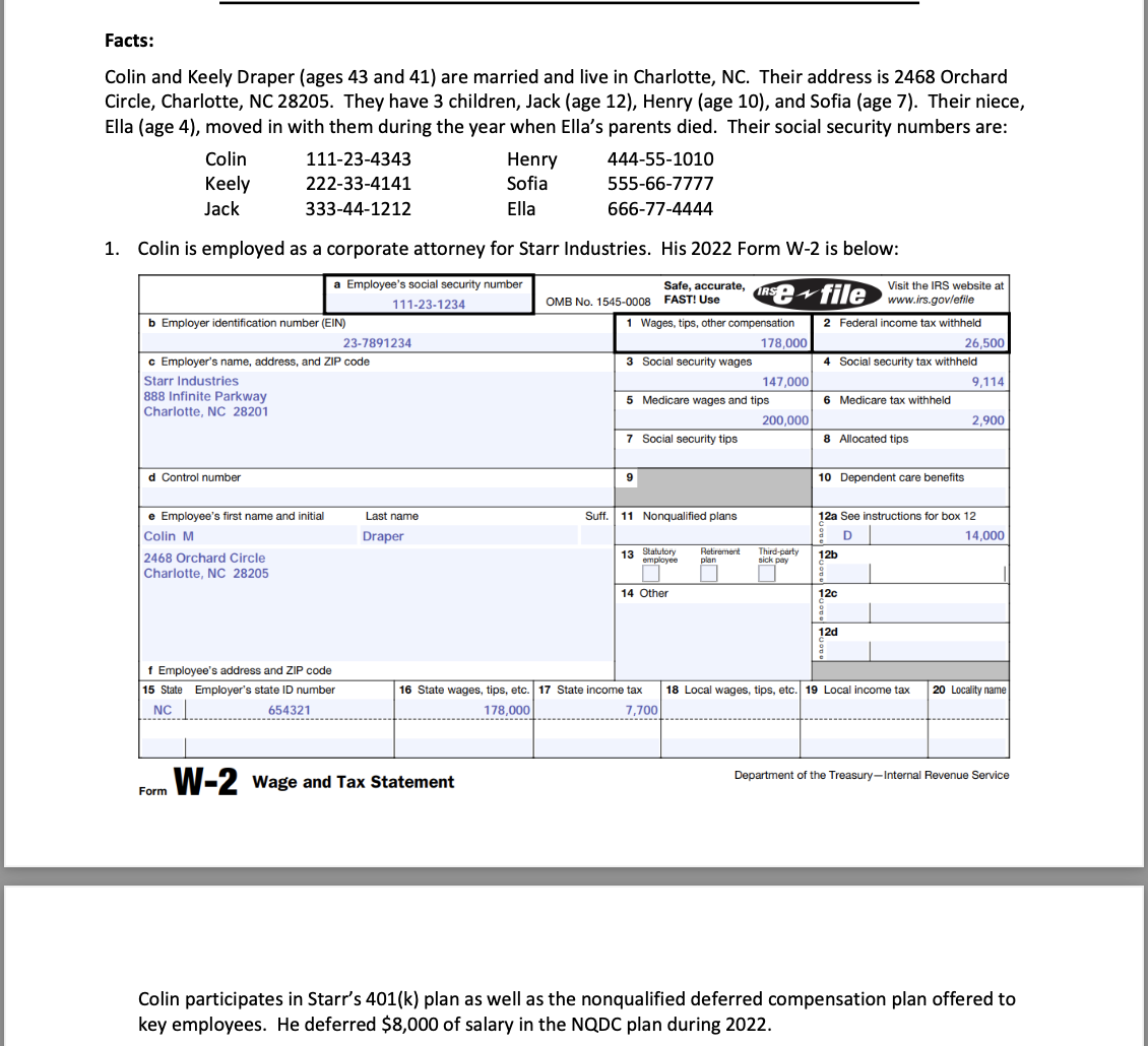 PLEASE show calculations! Use the space below to calculate Schedule E supplemental