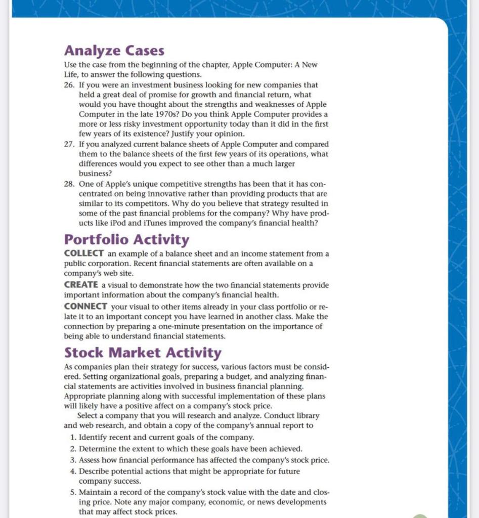 second chance. Apple Computer has fought back from the brink of financial