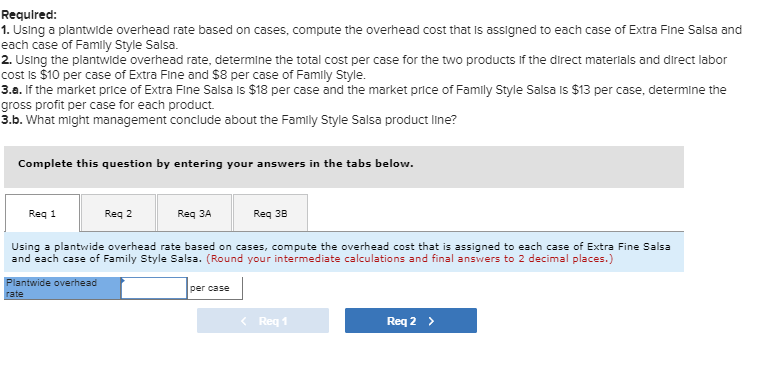 following information applies to the questions displayed below.] Sara's Salsa Company produces