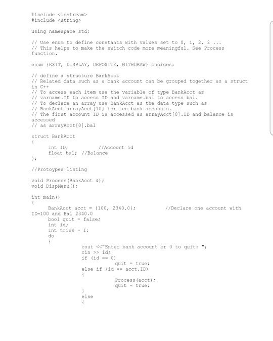 Note: The code is attached below. Review the code and then verify