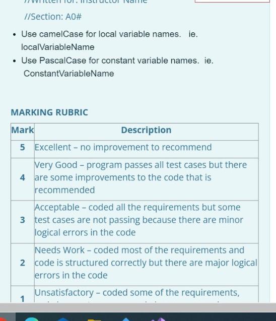 le z strine. numbec, charncec etc.) for each variable you identify. 1.