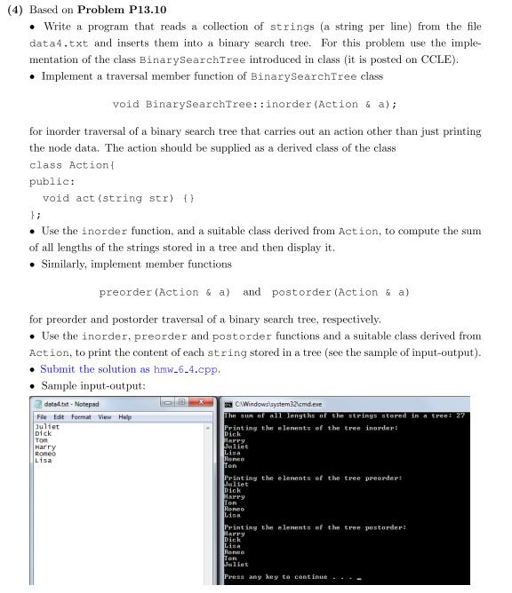 public: void insert_node(TreeNode* new_node); void print_nodes() const; bool find(string value) const; private: