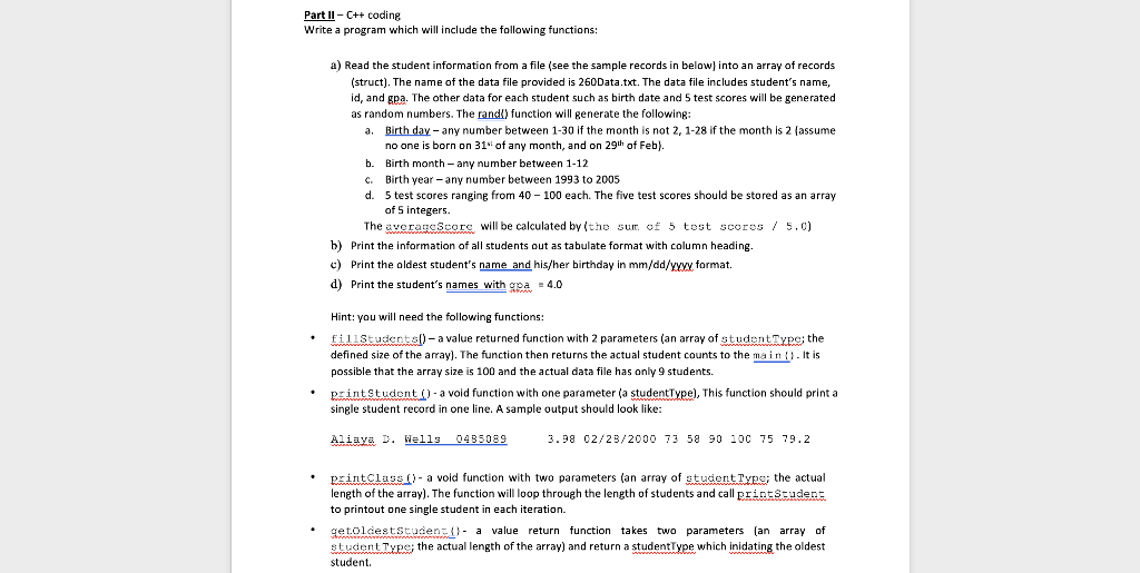 Hi, help is wanted with this C++ Program! If you help,