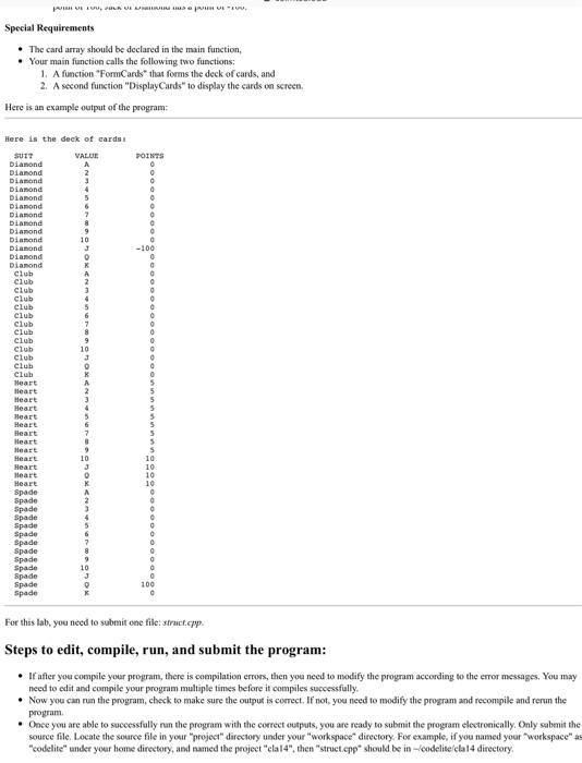 Records (Structs) In this lab, we will learm to define a struct