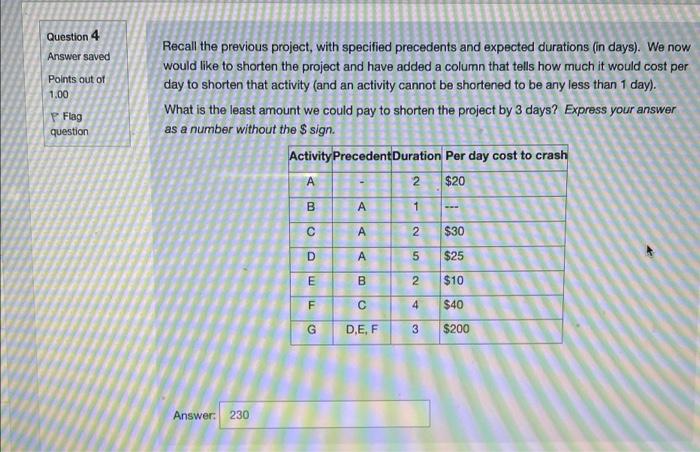 help with question 5 please Question 4 Answer saved Points out of