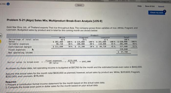  s mix Help Suve & E Submit Check my work Problem