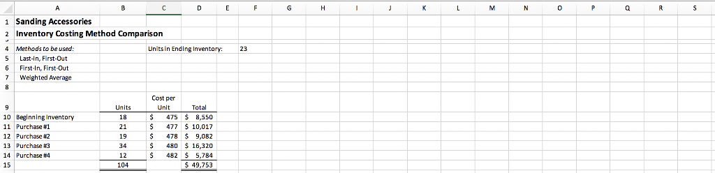 1. Open EA4-A2-Inventory from your Chapter 04 folder and save it as: