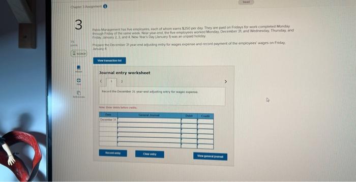 need help! Journat entry worksheet