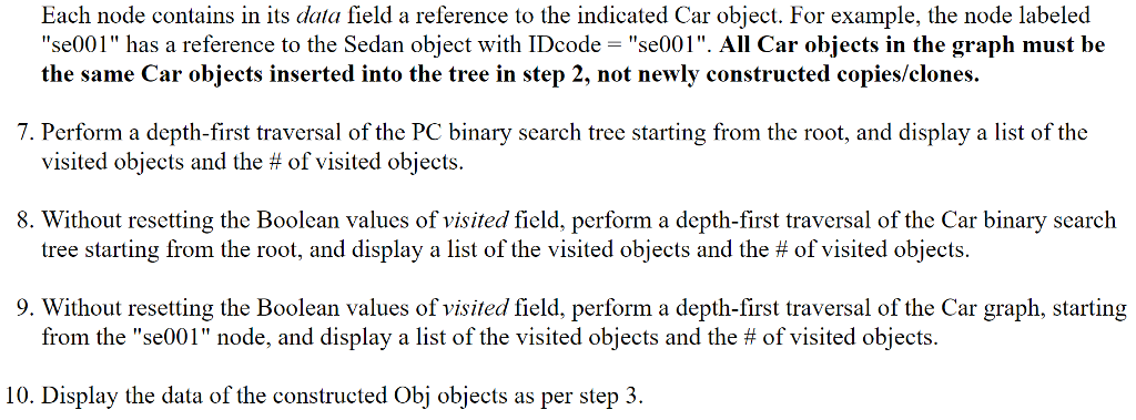 performs, by recursion, depth-first traversal of the object graph starting from "this"