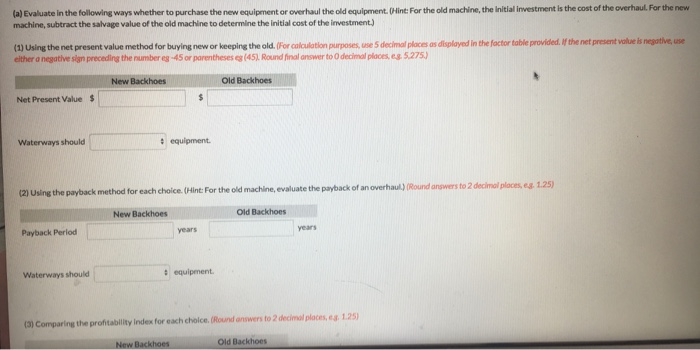 answer all parts! thanks so much in advance! Waterways puts much emphasis