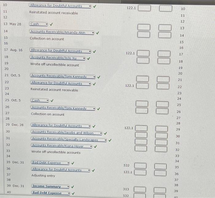 6). After each entry, post only to the three accounts named. If