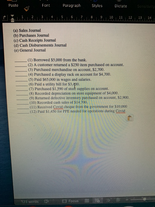  Paste Font Paragraph Styles Dictate Sensitivity 6 7 8 9 10