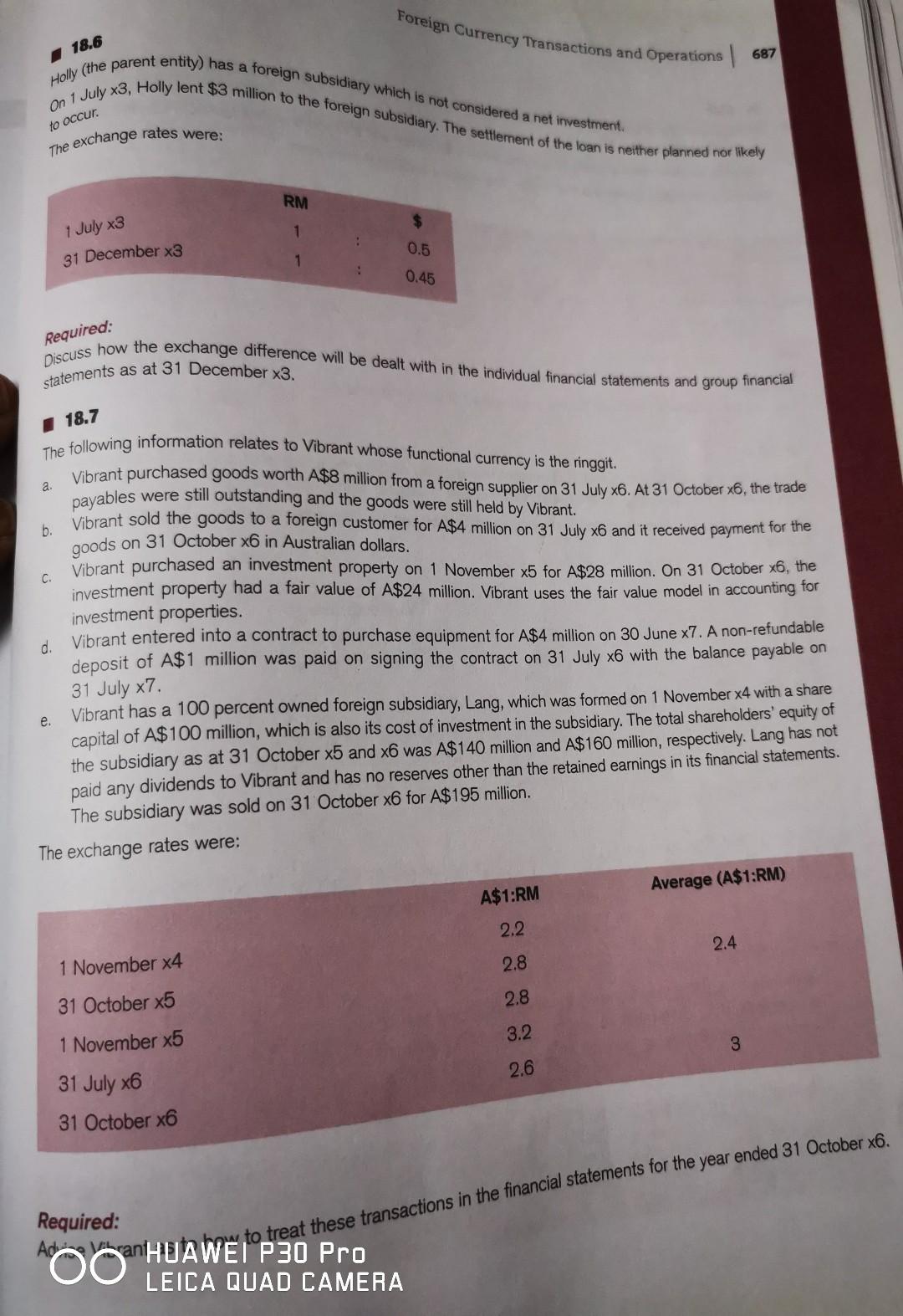  topic : foreign exchanges rate Foreign Currency Transactions and Operations |