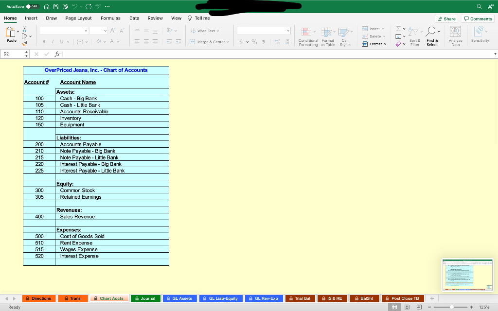 on your project, be sure to save your file often. Instructions: You