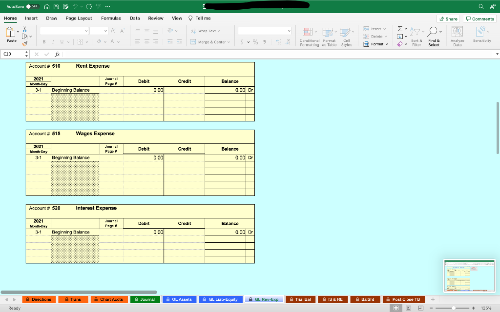 OneDrive Click Save > You are given the following: March transactions and