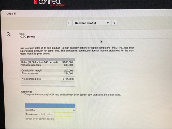  Please supply correct answer Correct ACCOUNTING Chap 5 Question 3 (of