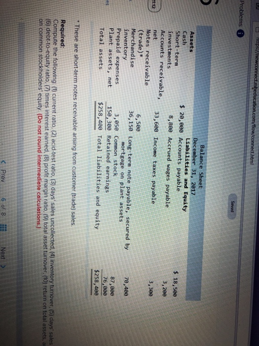 Cabot Corporation follow. (All sales were on credit, selected balance sheet amounts