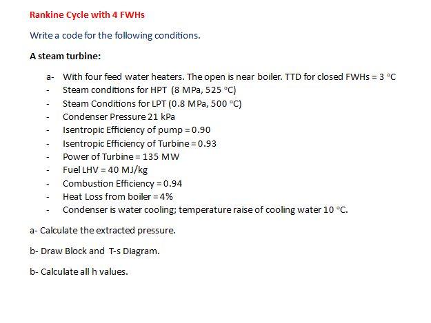 Please answer all the requirements (calculate the extracted pressure & all