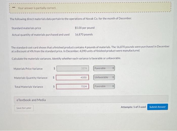 please help The following direct materials data pertain to the operations of