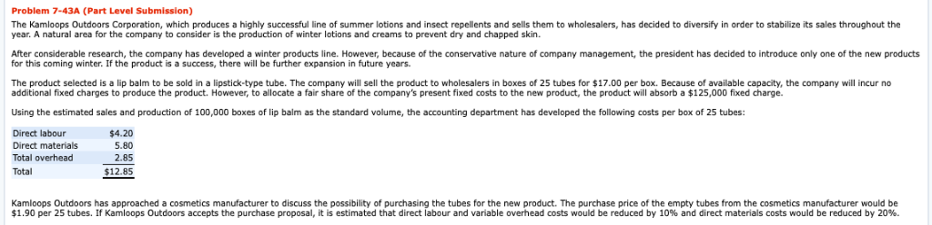 Having a little trouble with the rent in d) Problem 7-43A (Part