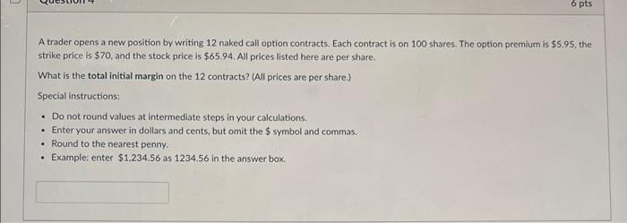 the strike price is $50, and the stock price is $48.52. All