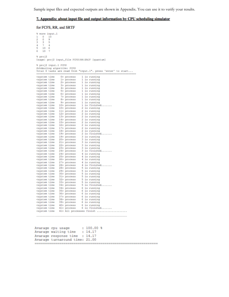 in the class. You will write a C/C++ program to implement a