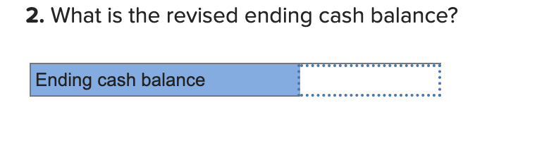 answer the questions that follow. Required: 1. What is the revised amount