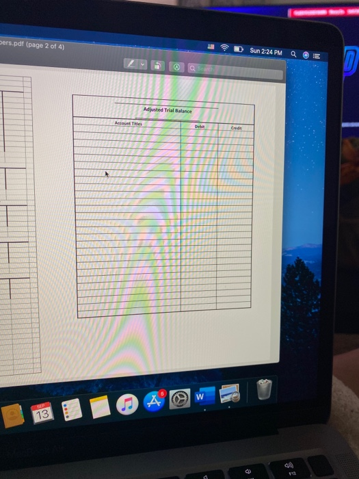 entries to the ledger (T-accounts). 3. Prepare the adjusted trial balance. 4.