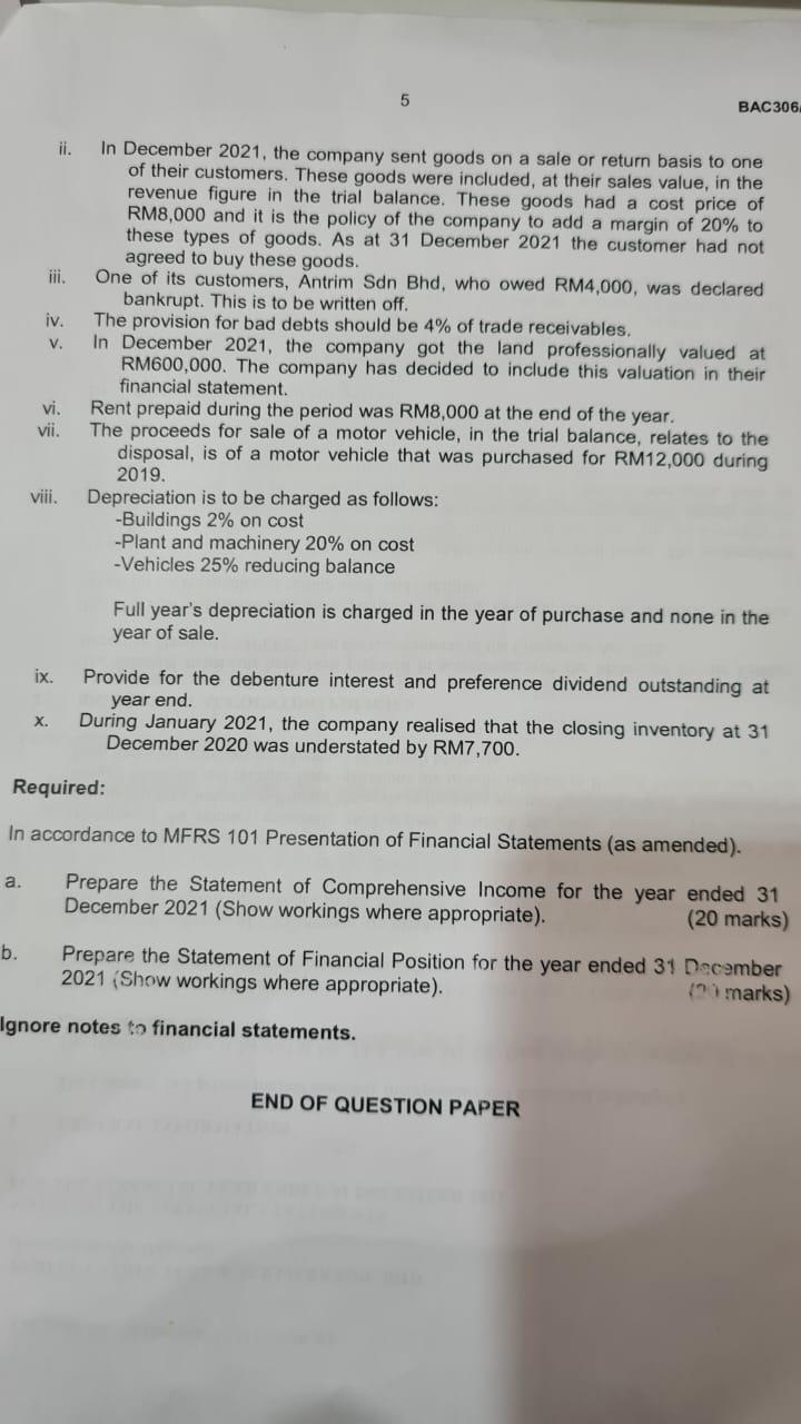 WHICH IS NOT RELATED TO THE QUESTION. The following balances were extracted