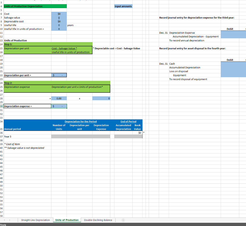 $660,000 with a 5-year life and an estimated $50,000 salvage value was