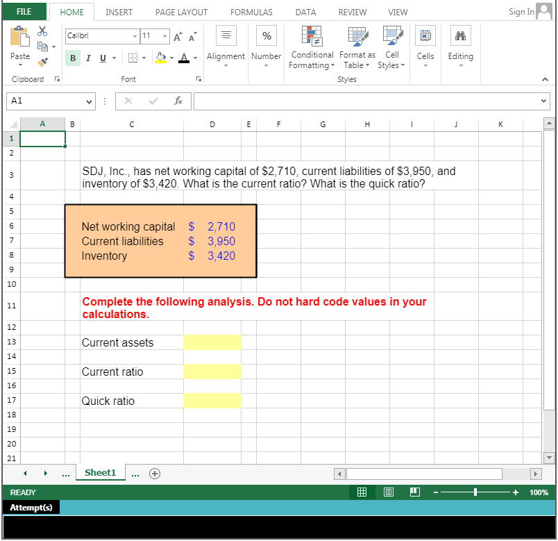 FILE HOME INSERT PAGE LAYOUT FORMULAS DATA REVIEW VIEW Sign In