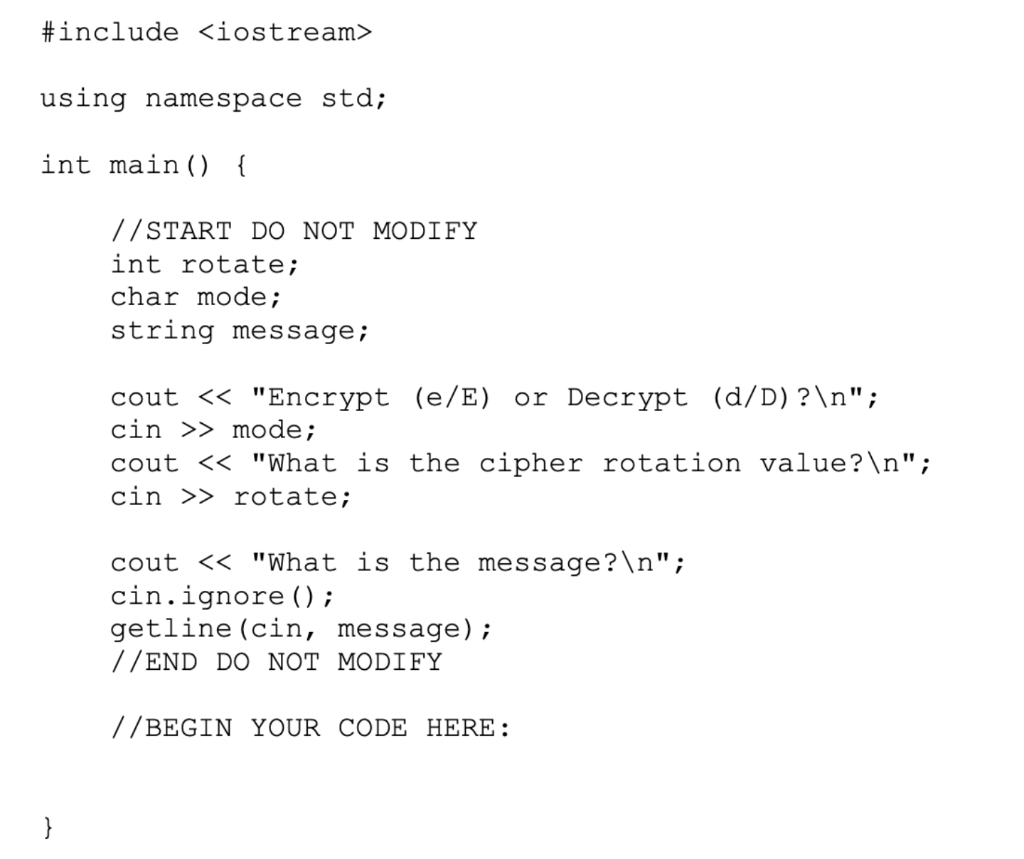 in a message is rotated by a pre- agreed upon amount; thus