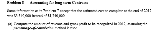 1, 2016, Jemez Company entered into a contract to build an apartment