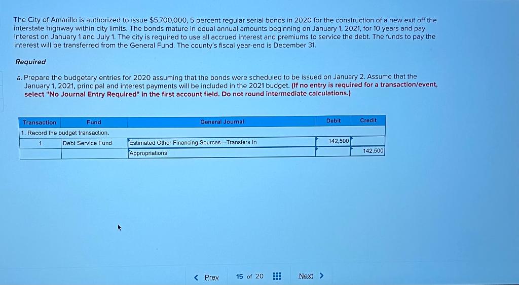 Please show the calculation for each entry, thank you. Need asap The