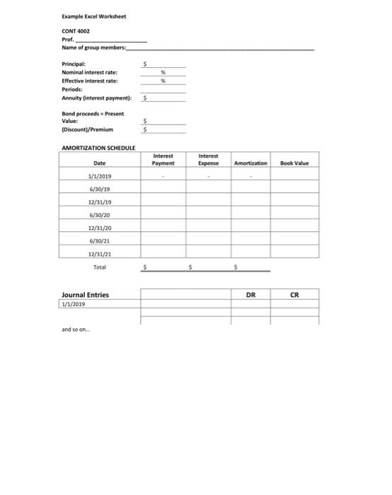 the built-in formulas to determine the present value (PV) of a bond