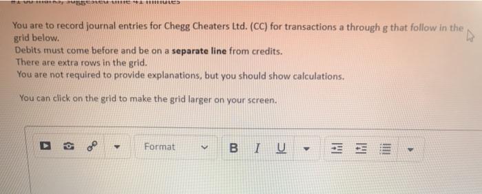  please answer this question Ar55FOC LINE UUED You are to record