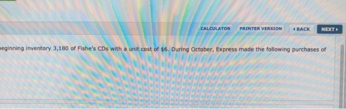 of the performing artist Fishe. At the beginning of October, Express had