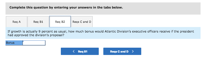 management a bonus equal to 15 percent of the excess of actual