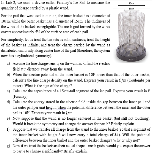  In Lab 2, we used a device called Faraday's Ice Pail