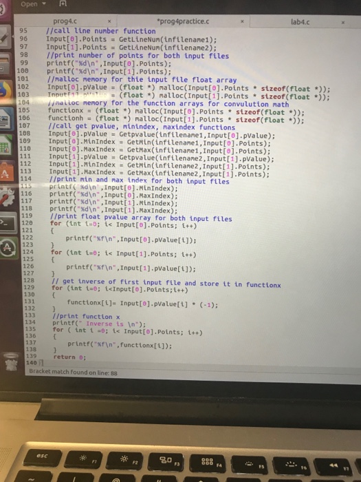 The program should accept three command line arguments with syntax show below,