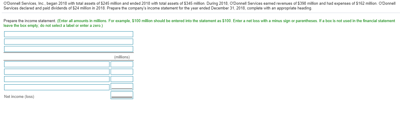 or stockholders' equity (S) for Target Corporation, a large retailer: a. Land