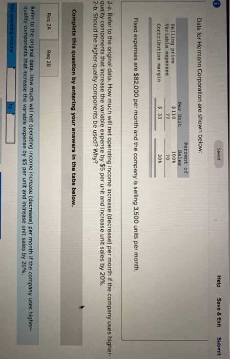  Saved Help Save & Exit Submit Data for Hermann Corporation are