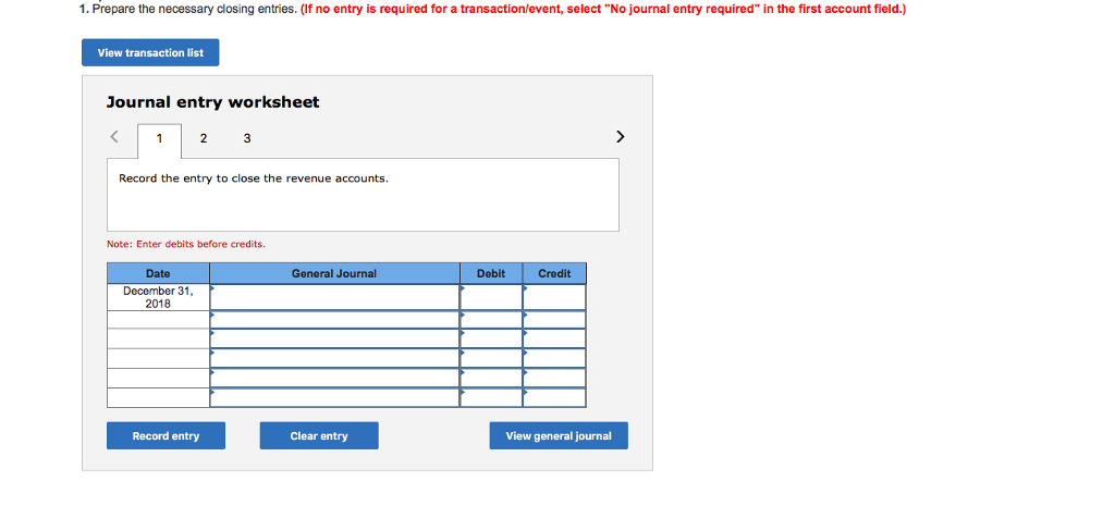 (LO3-6, 3-7) Laker Incorporated's fiscal year-end is December 31, 2018. The following