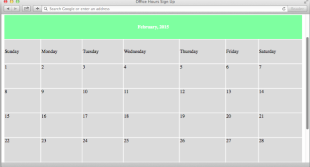 Using .php file In this assignment you will build an online appointment